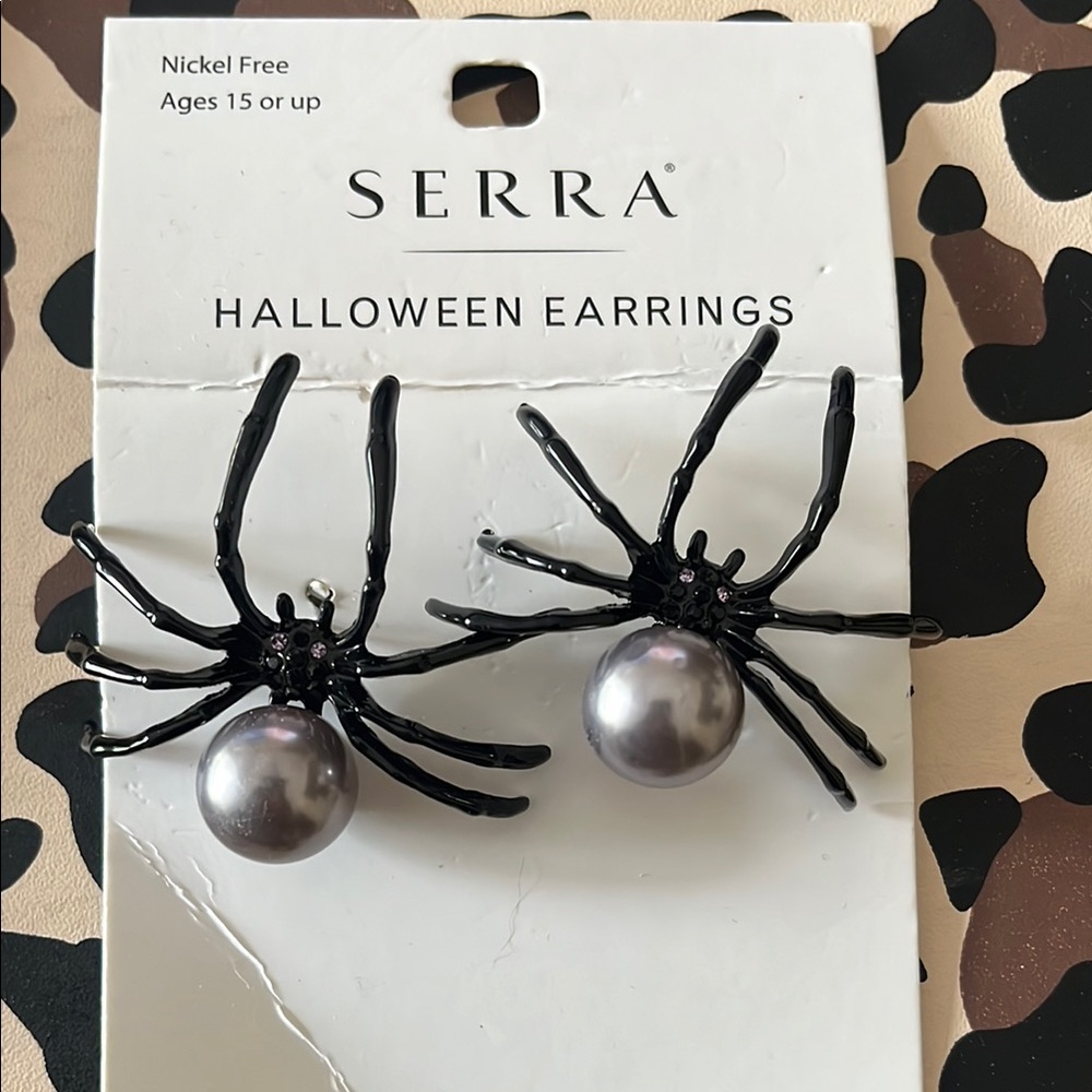 Spider earrings